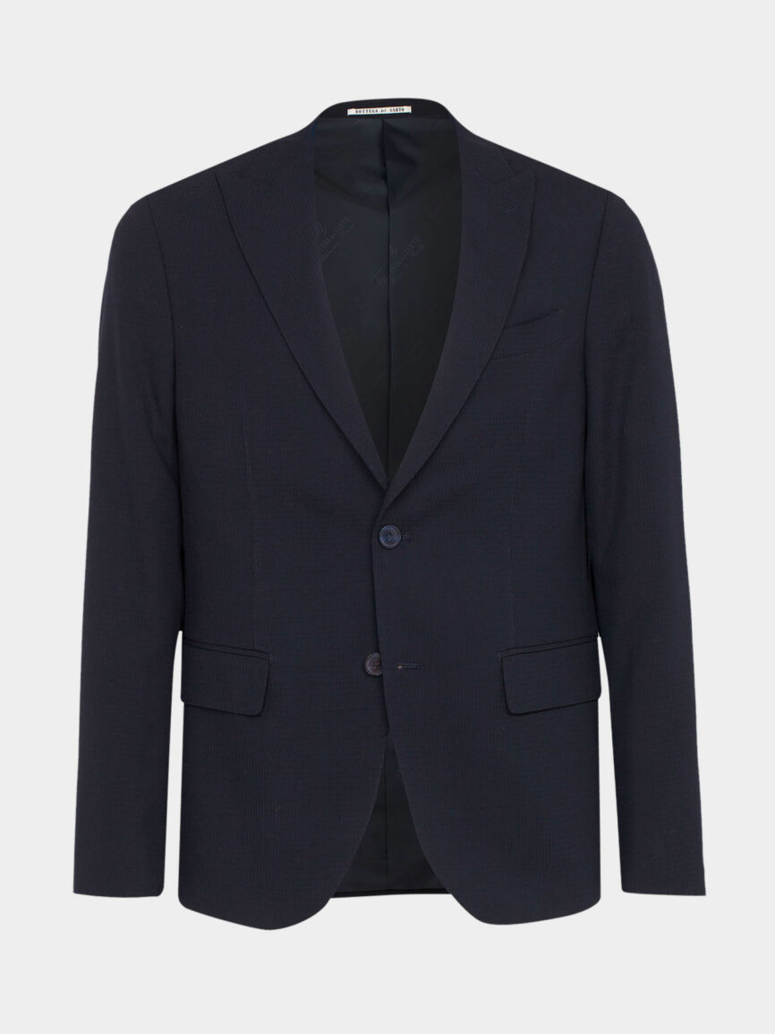 Dark blue single-breasted Milano suit