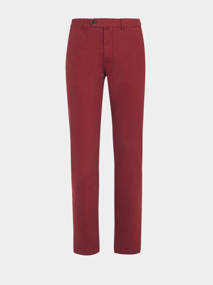Pantalone Palermo chino in cotone stretch diagonale