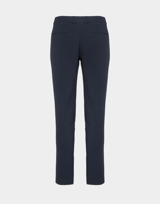 Super slim fit pants in blue diagonal flannel