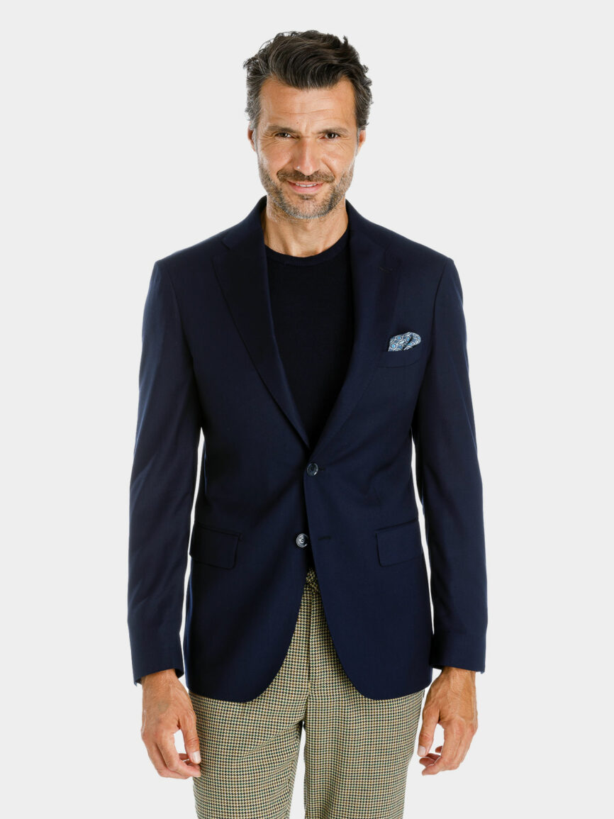 Giacca Roma monopetto blue navy