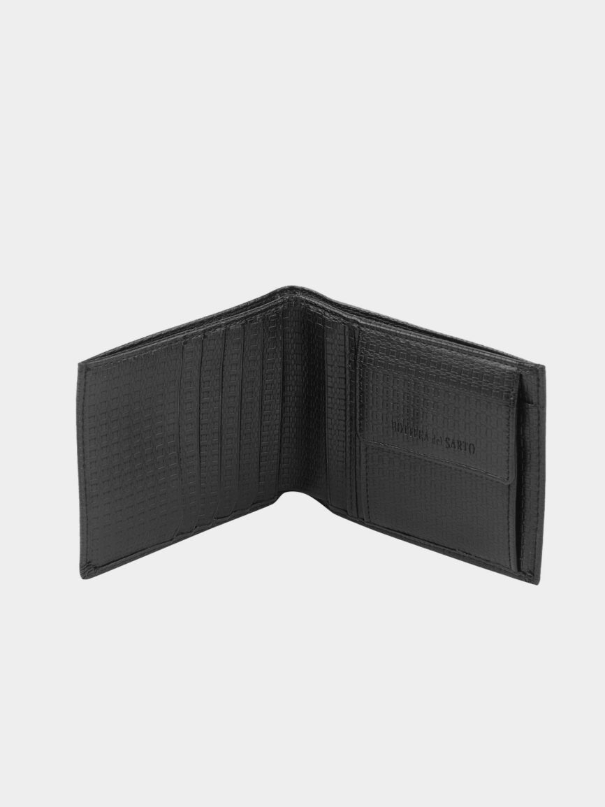 Black printed wallet
