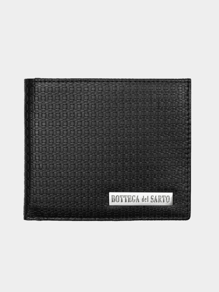 Black printed wallet