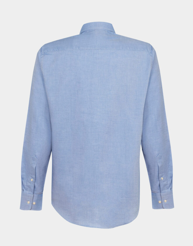 Light blue Cotton Oxford Regular Fit Shirt