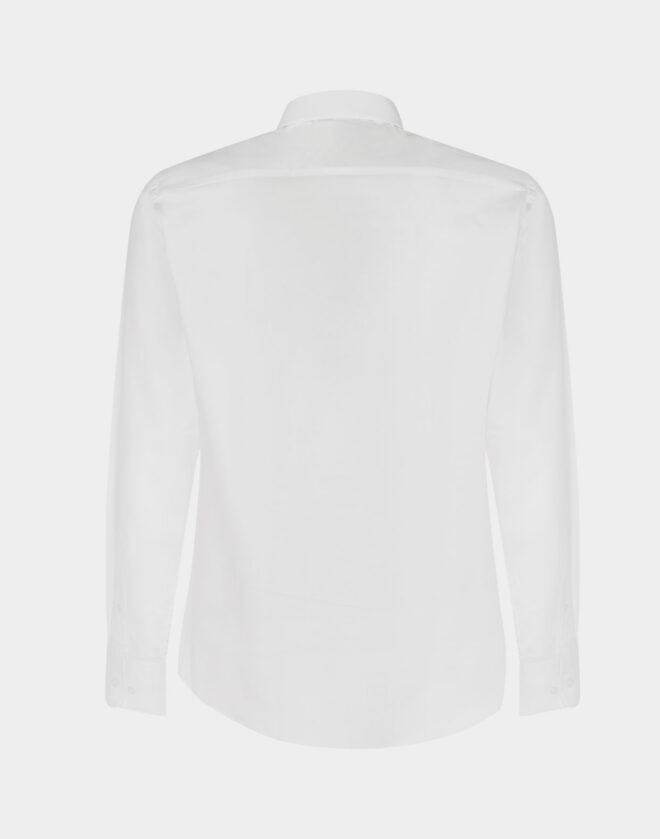 Camicia bianca in cotone Oxford Regular Fit