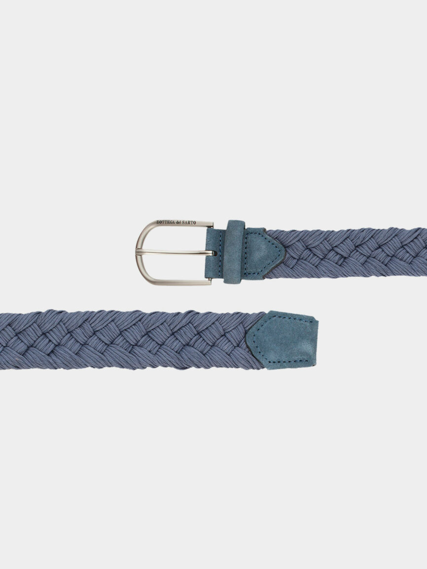 Air blue braided belt
