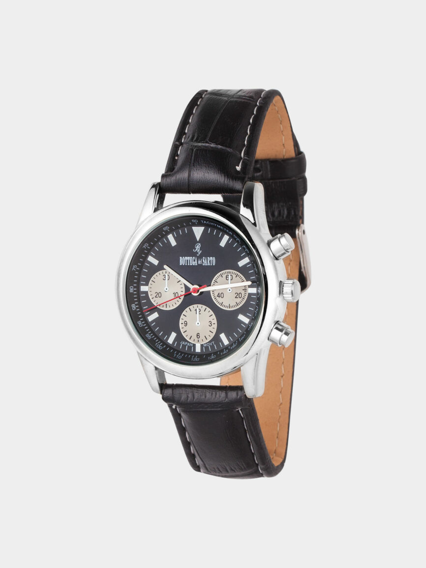 Black dial watch