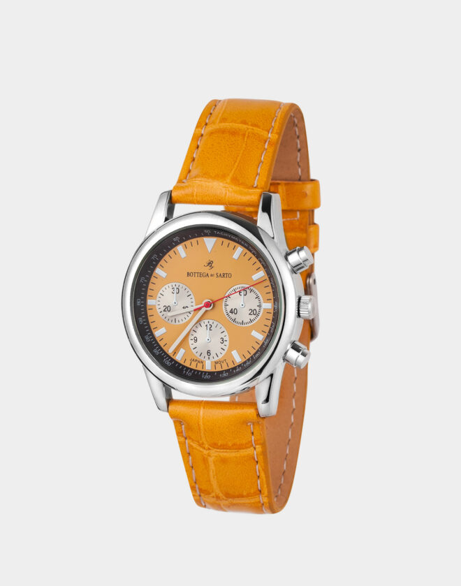 Yellow dial watch