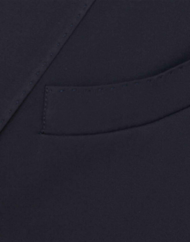 Technical coat in navy blue BS-Stretch fabric