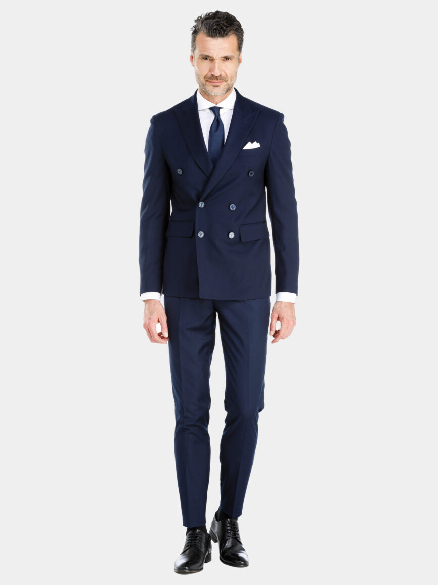 Blue Florence double-breasted suit