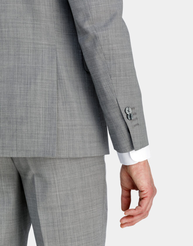 Ligh Grey Single-breasted Roma suit