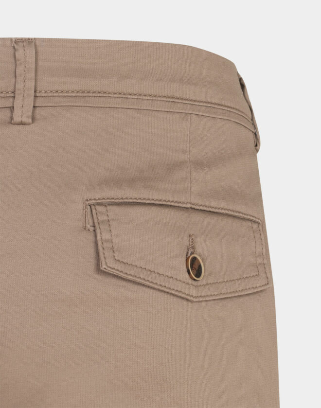 Pantalone Cargo in cotone Canneté elasticizzato