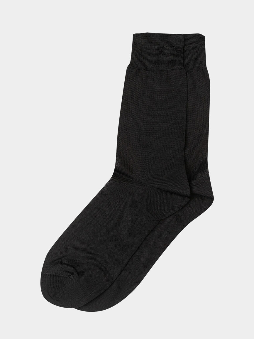 Extra fine shaved cotton short socks